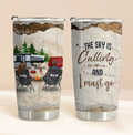 Personalized Camping Tumbler — The Sky Is Calling and I Must Go