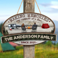 Welcome to Camp Chaos — Personalized 2-Layered Wooden Art for Families