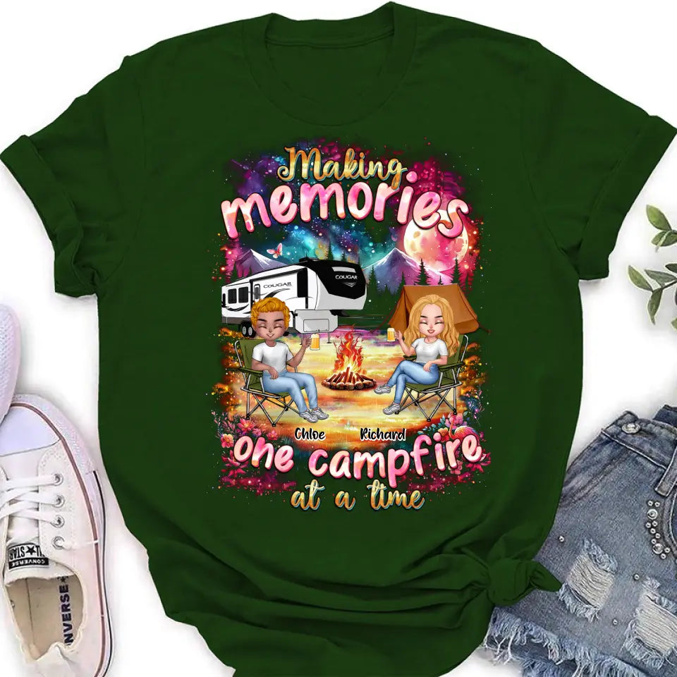 Personalized Camping Shirt & Hoodie — Making Memories One Campfire at a Time