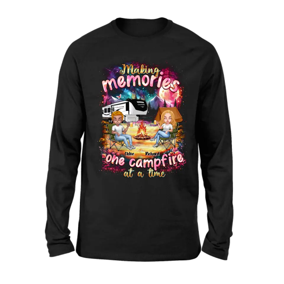 Personalized Camping Shirt & Hoodie — Making Memories One Campfire at a Time