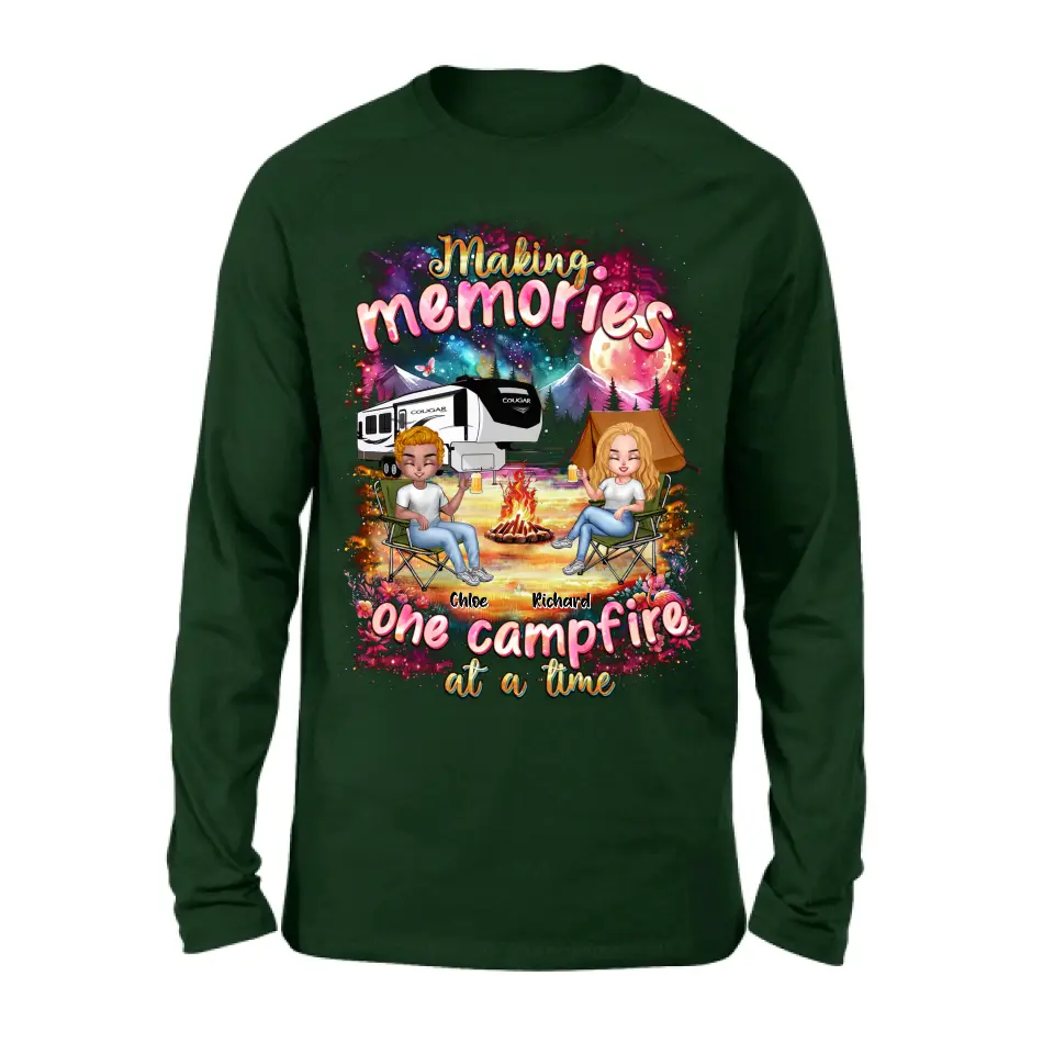 Personalized Camping Shirt & Hoodie — Making Memories One Campfire at a Time