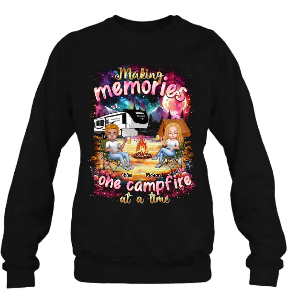 Personalized Camping Shirt & Hoodie — Making Memories One Campfire at a Time