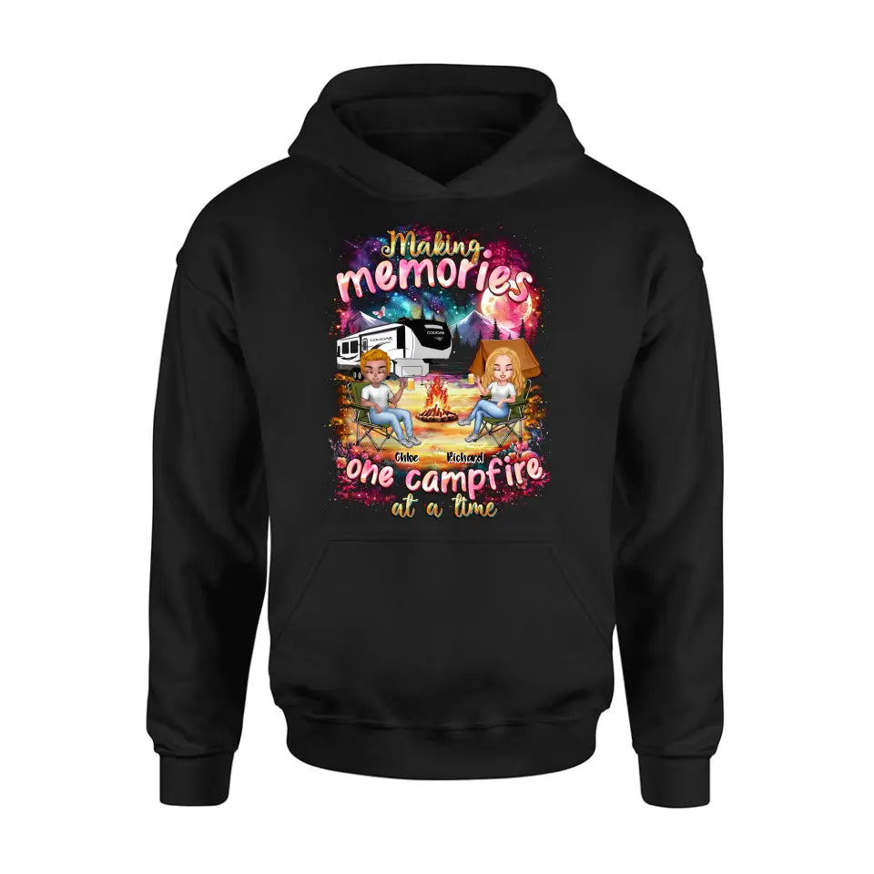 Personalized Camping Shirt & Hoodie — Making Memories One Campfire at a Time