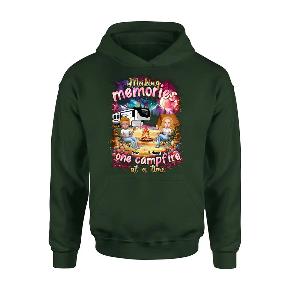 Personalized Camping Shirt & Hoodie — Making Memories One Campfire at a Time