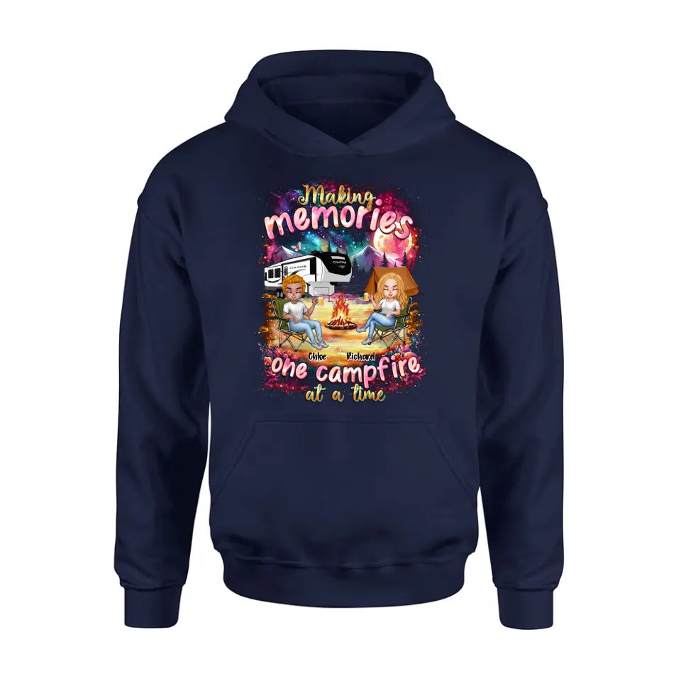 Personalized Camping Shirt & Hoodie — Making Memories One Campfire at a Time