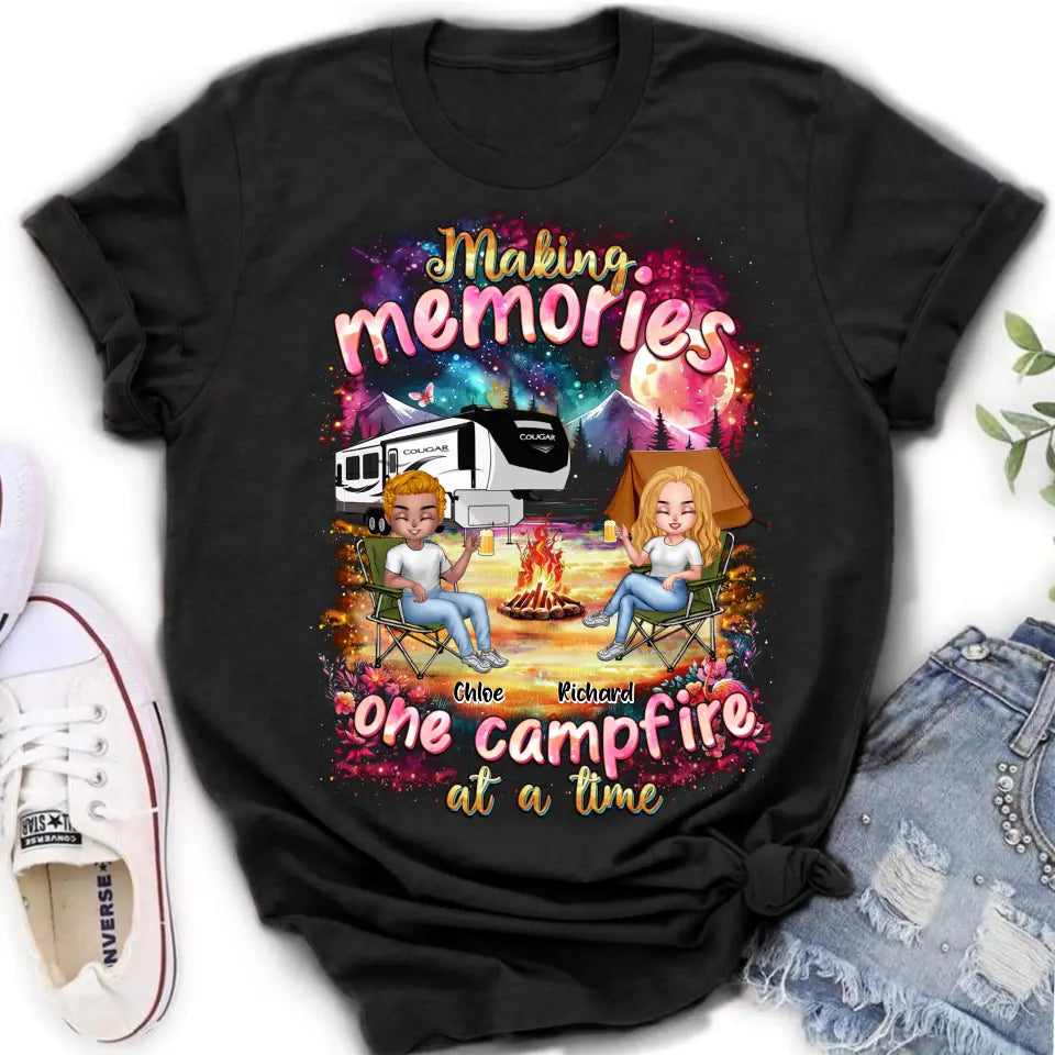 Personalized Camping Shirt & Hoodie — Making Memories One Campfire at a Time