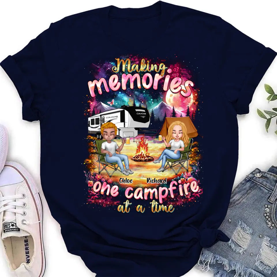 Personalized Camping Shirt & Hoodie — Making Memories One Campfire at a Time