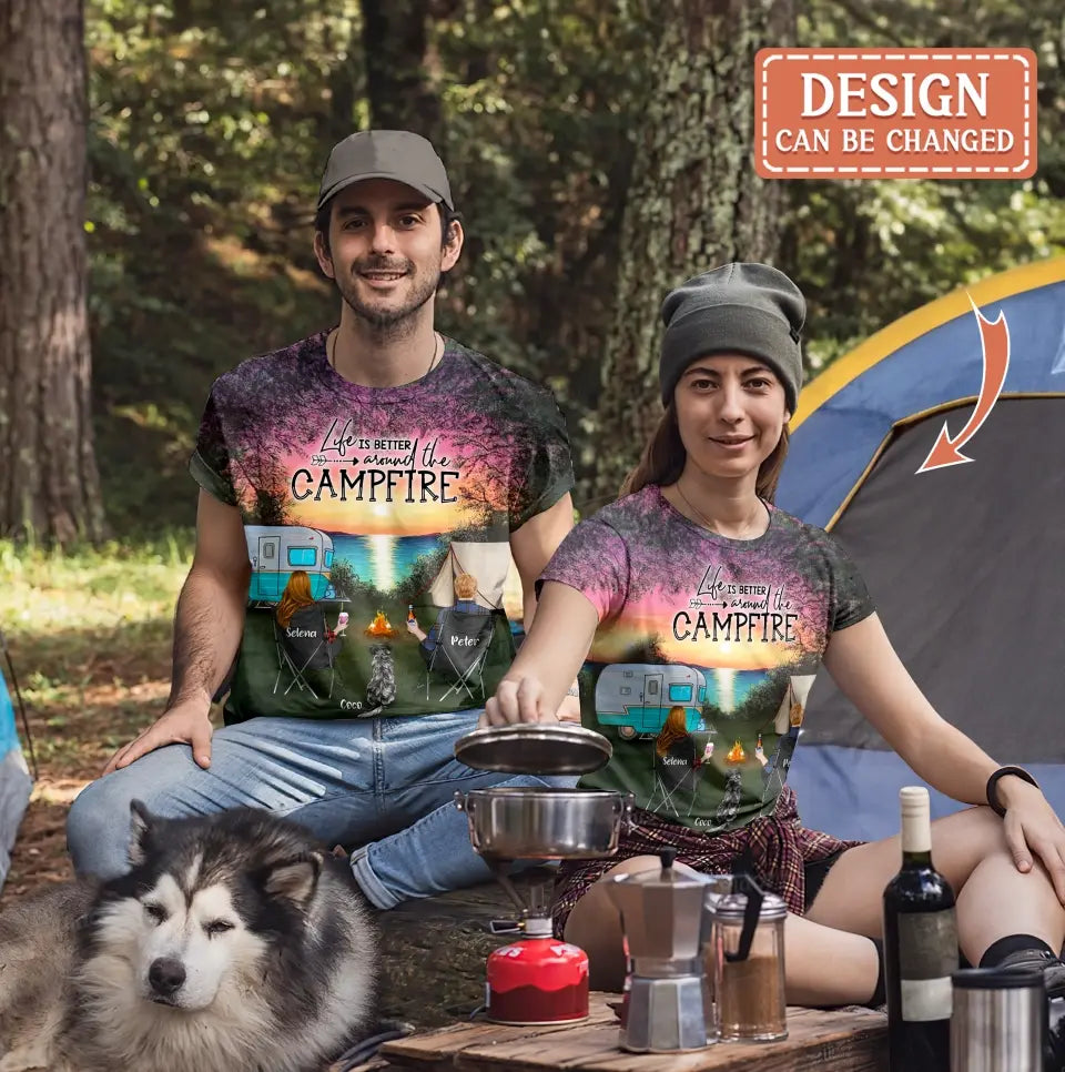 Personalized Camping AOP T-Shirt — Making Memories One Campsite at a Time