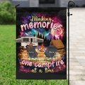 Campfire Memories Garden Flag — Personalized Outdoor Décor for Families