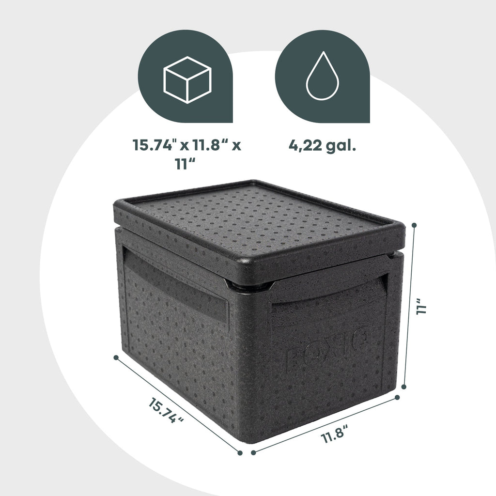 BOXIO COOL PLUS — Lightweight Passive Cooler Box with Cool Packs & Ice Bag