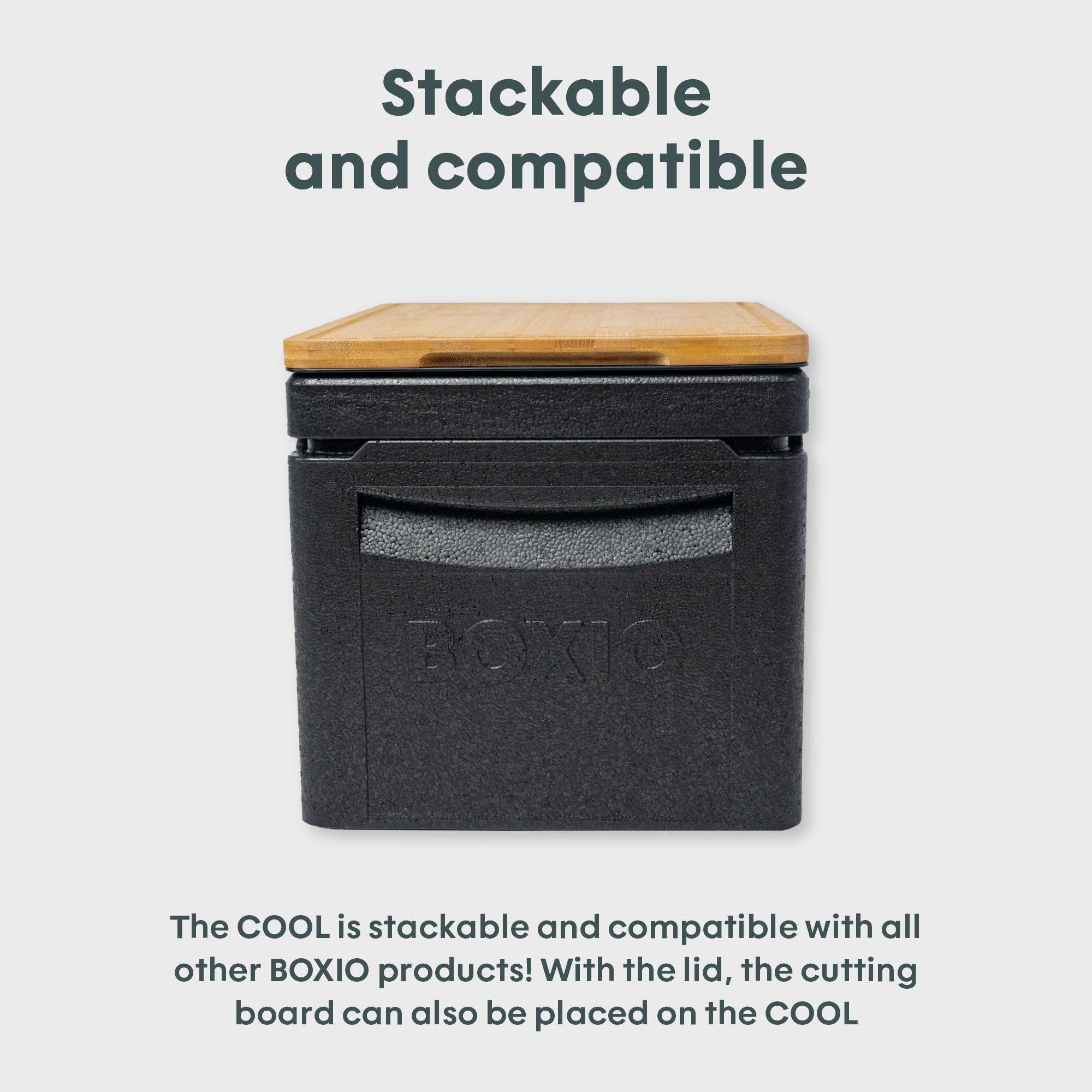 BOXIO COOL PLUS — Lightweight Passive Cooler Box with Cool Packs & Ice Bag