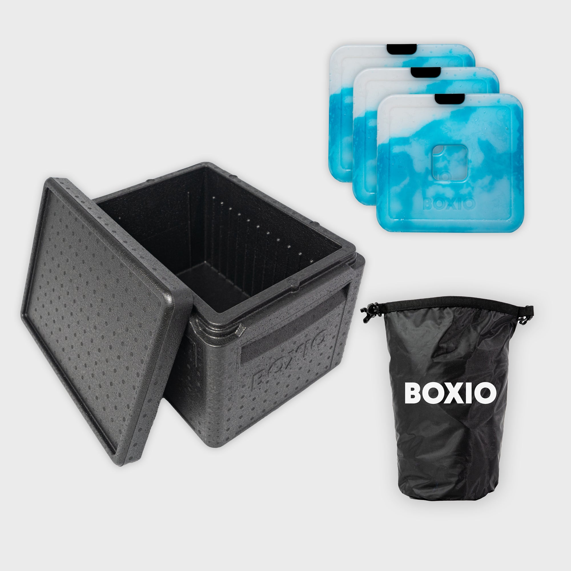 BOXIO COOL PLUS — Lightweight Passive Cooler Box with Cool Packs & Ice Bag
