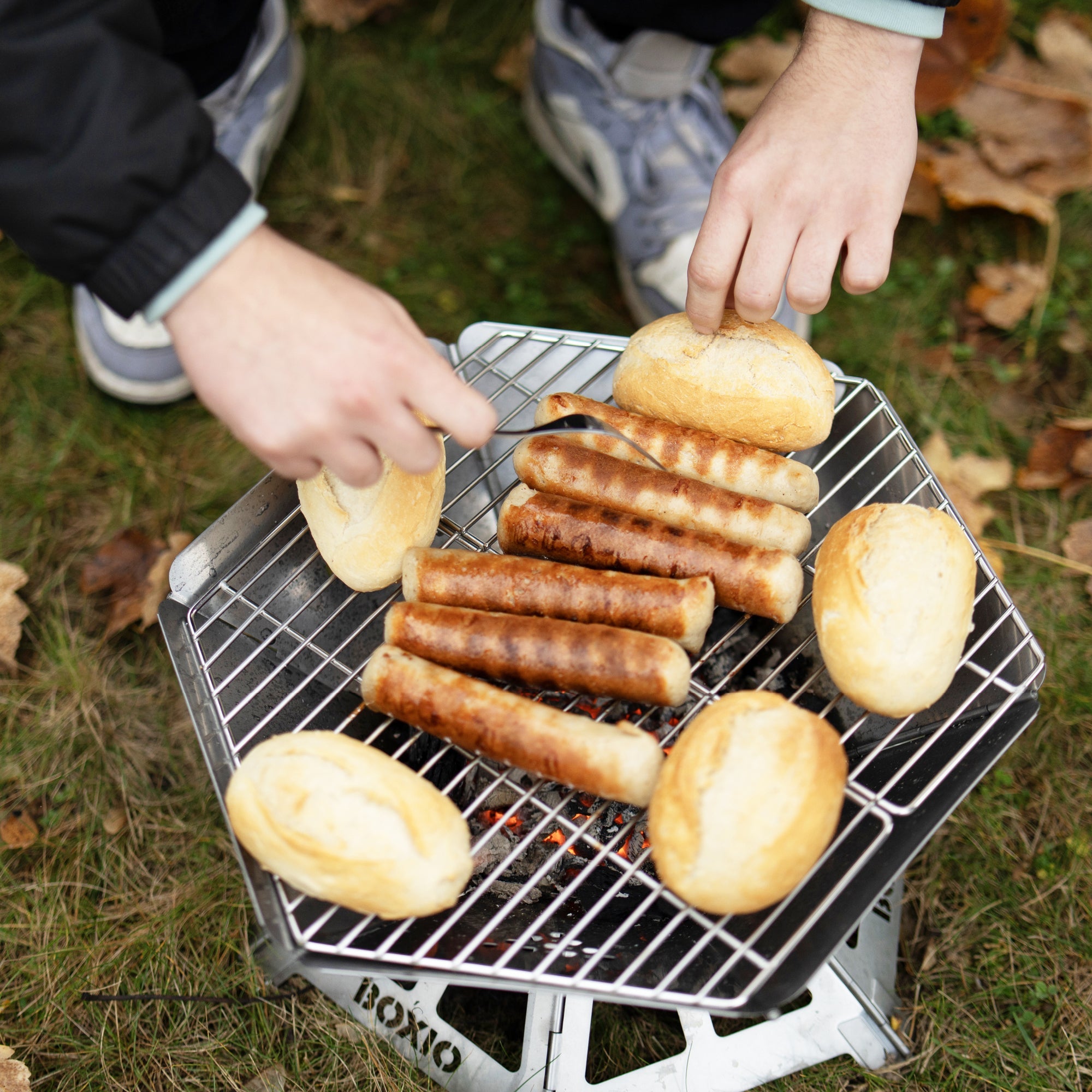 BOXIO FIRE — Lightweight Collapsible Portable Fire Pit & Camp Grill