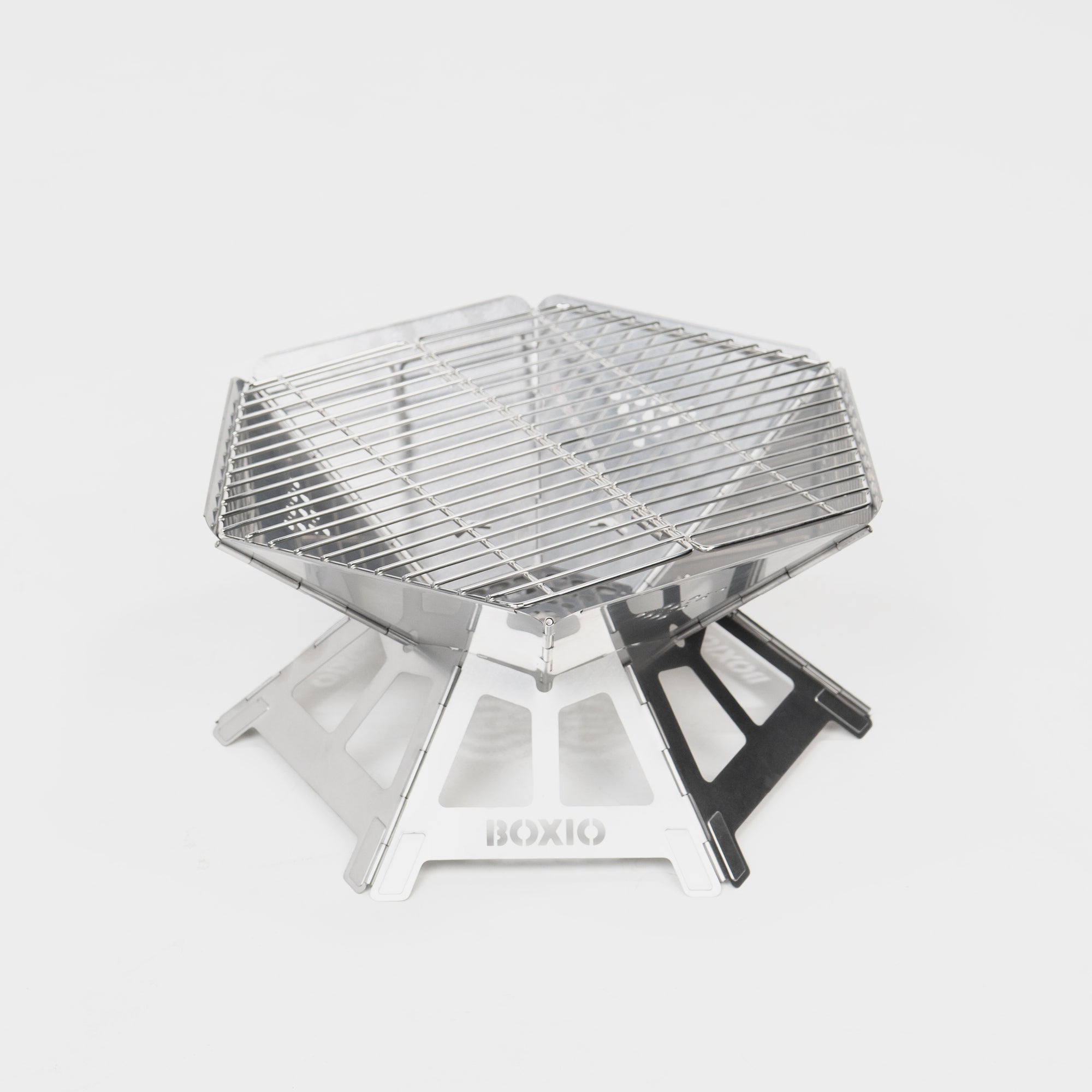 BOXIO FIRE — Lightweight Collapsible Portable Fire Pit & Camp Grill