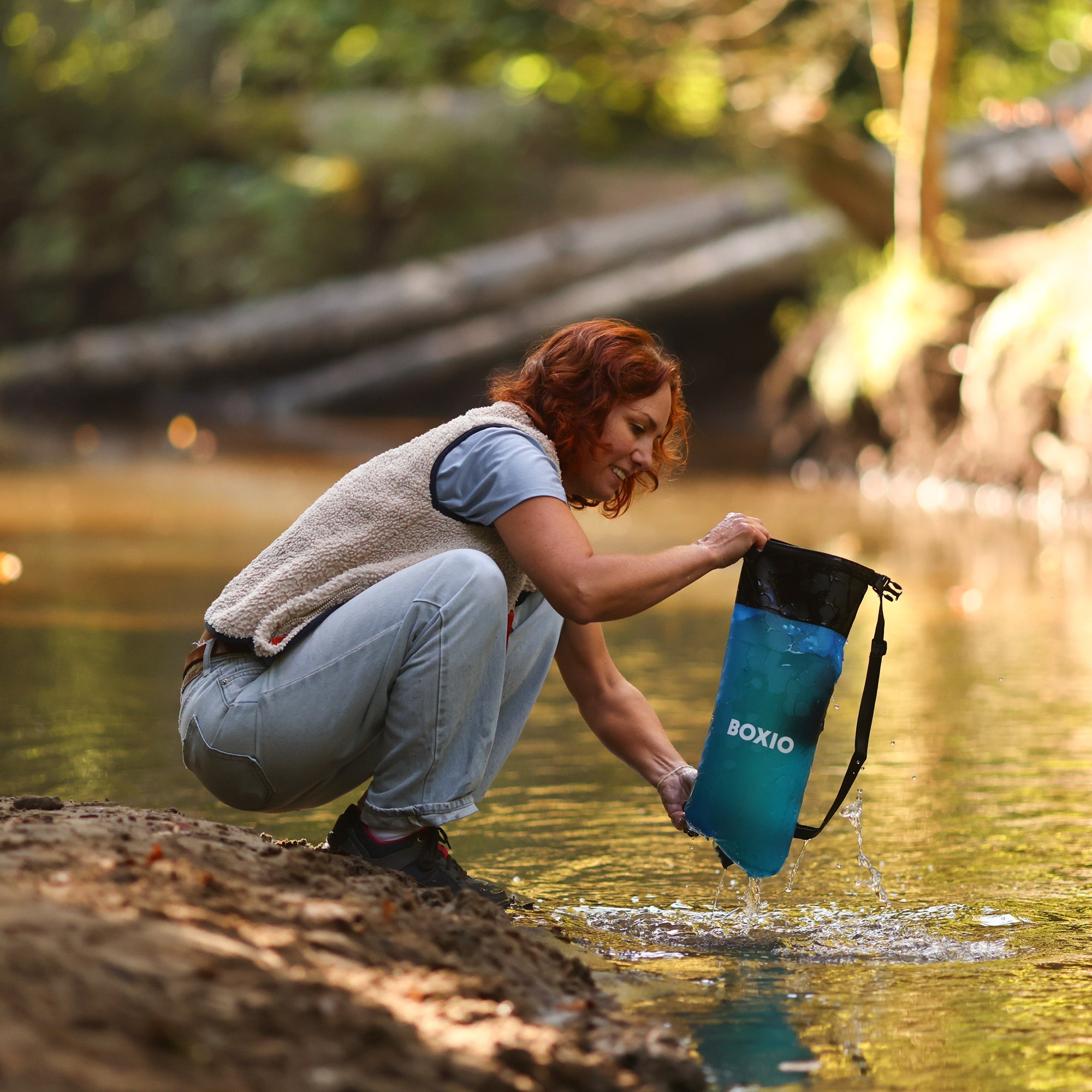 BOXIO WASH MAX+ — Modular Camping Sink with Water Filter System