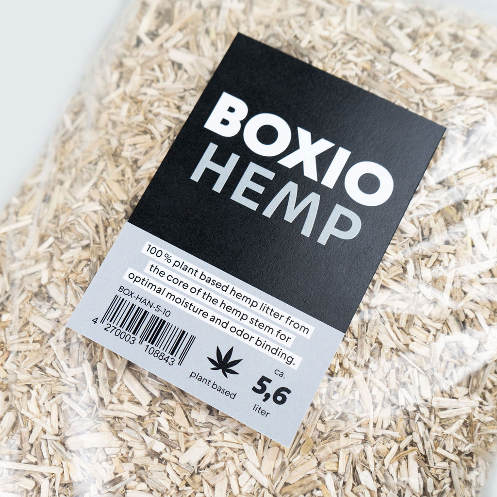 BOXIO Hemp Litter — Natural Odor-Neutralizing Litter for Camping Separation Toilets
