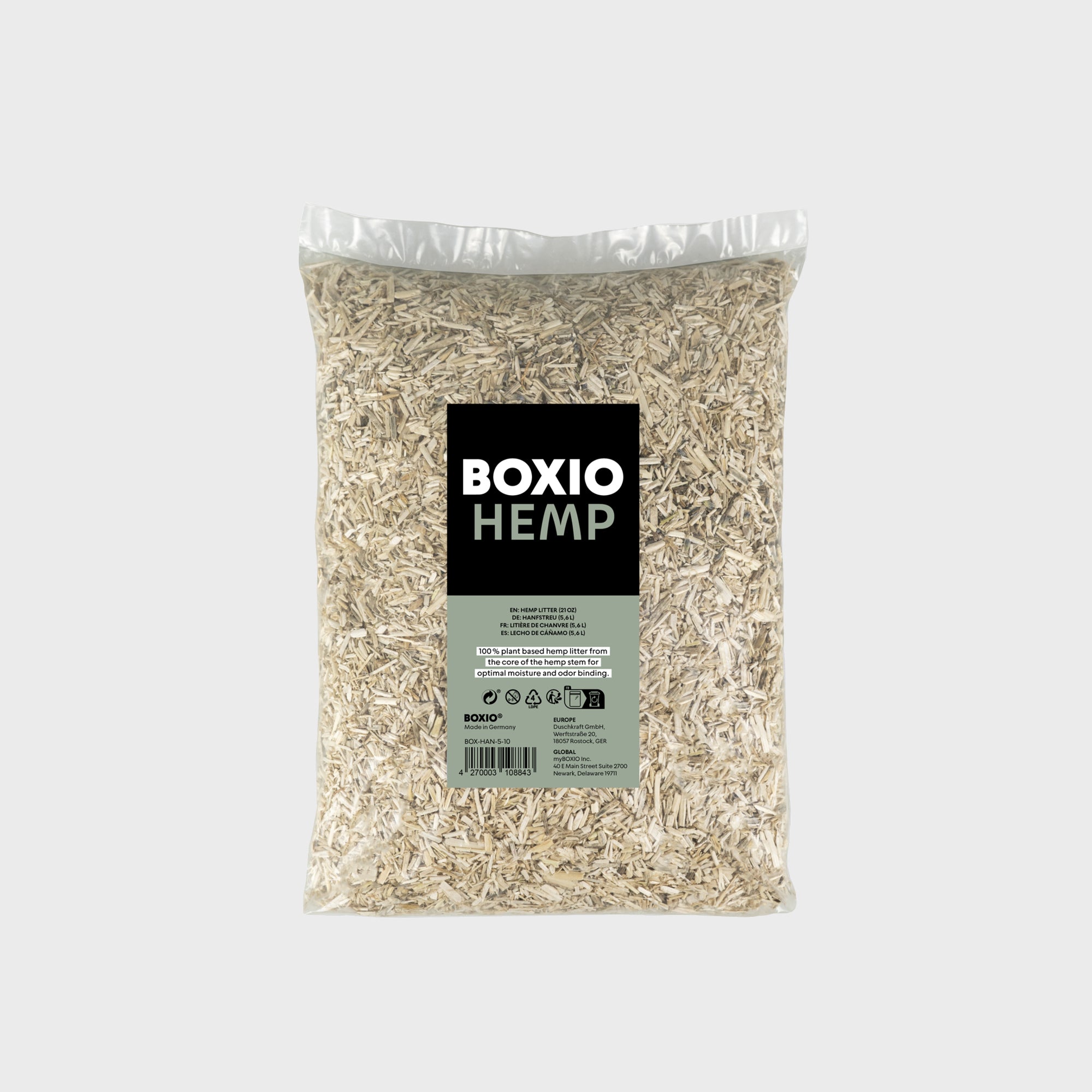 BOXIO TOILET UP Refill Bundle — Hemp Litter & Compostable Bags for Camping Toilet