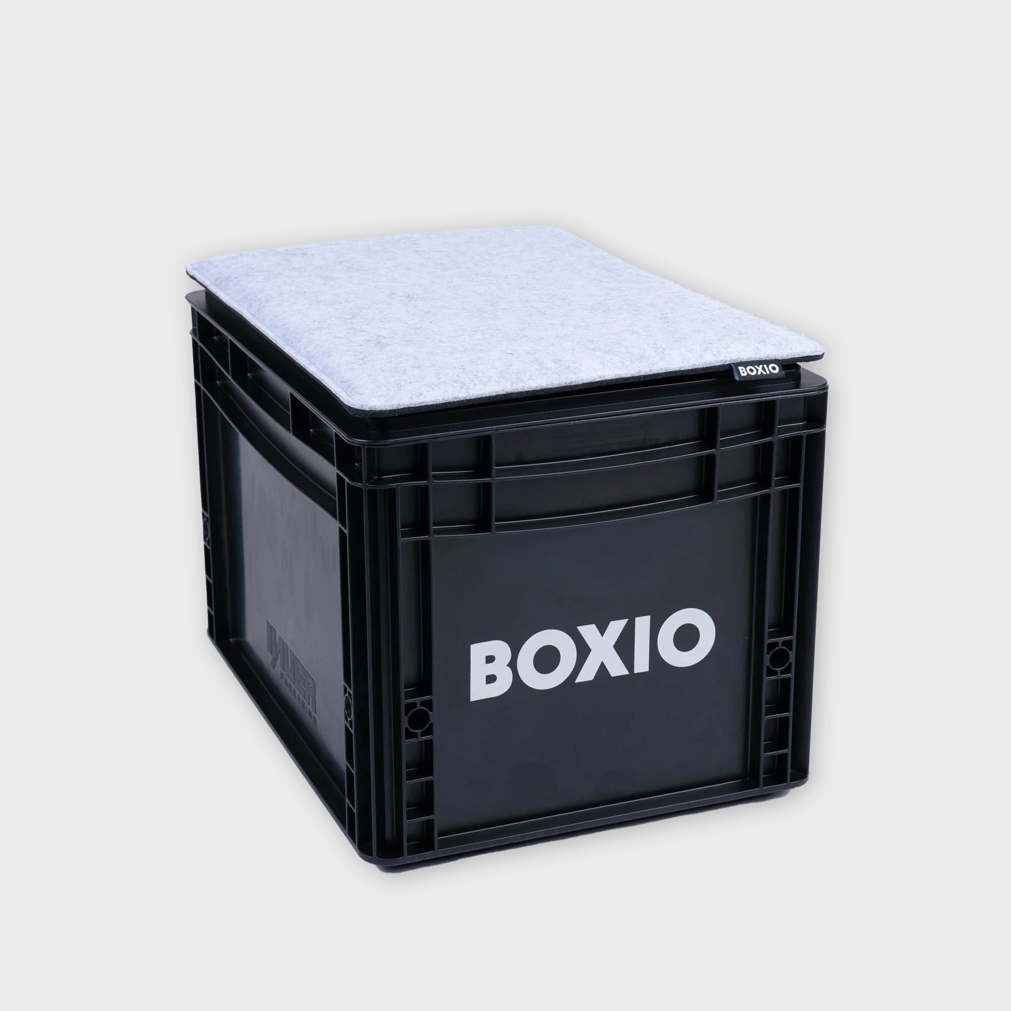 BOXIO SIT — Reversible Felt Seat Cushion for BOXIO Euroboxes & Outdoor Seating