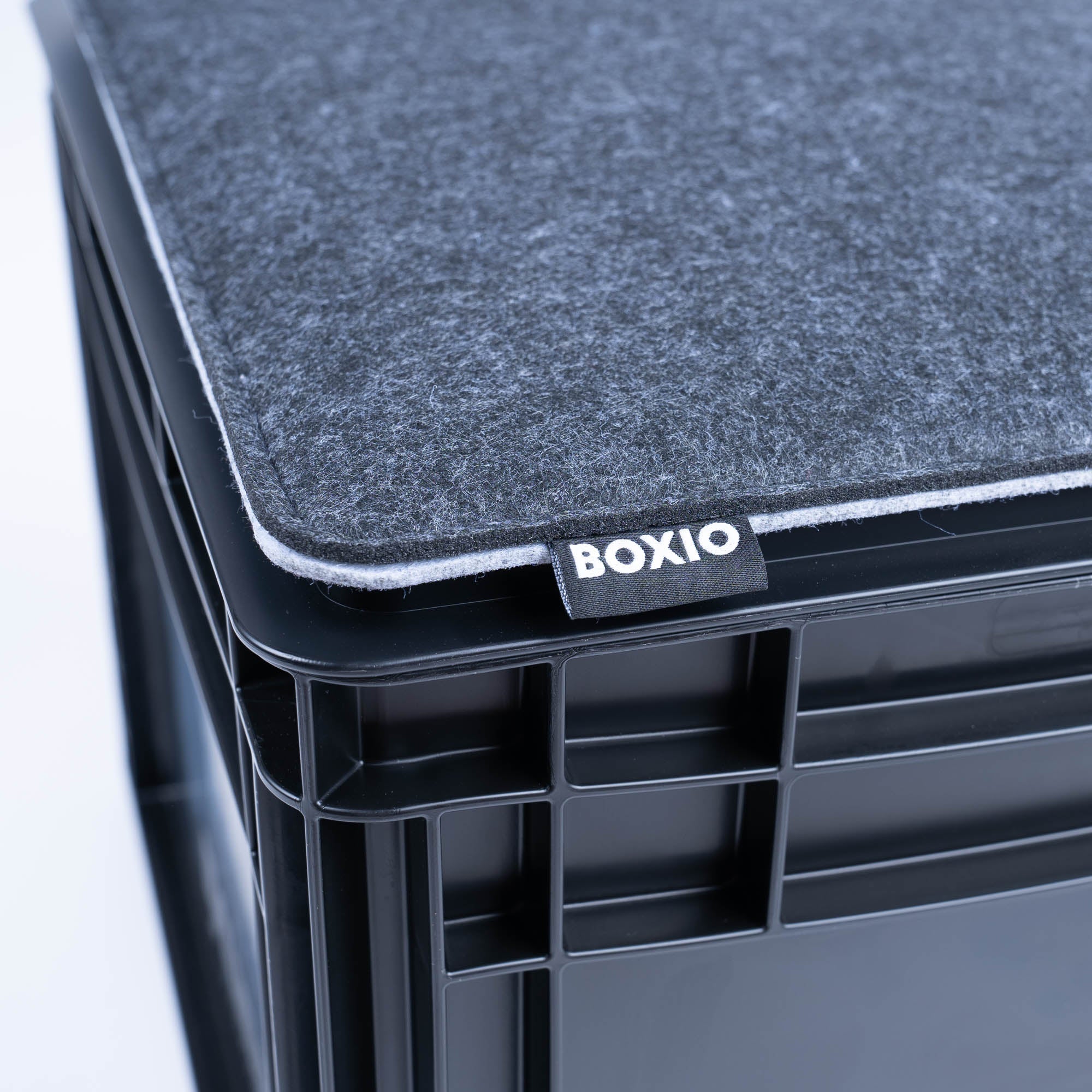 BOXIO SIT — Reversible Felt Seat Cushion for BOXIO Euroboxes & Outdoor Seating