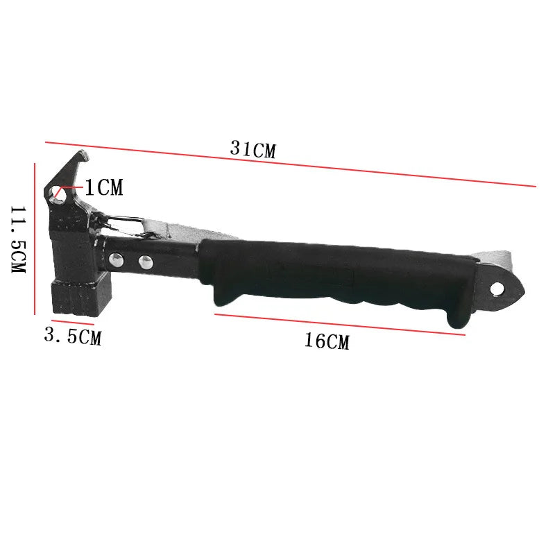 Cast Iron Camping Hammer with Soft Grip Handle & Nail Puller