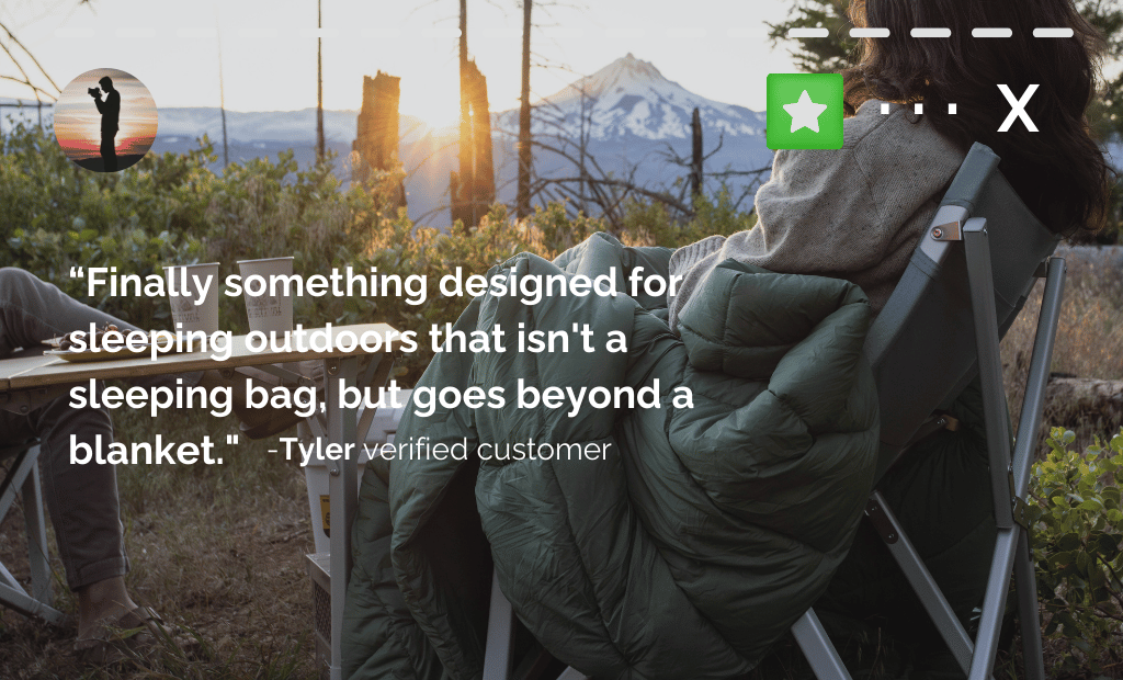 HEST Comforter — Packable Outdoor Comforter with Cinch & Tuck Footbox