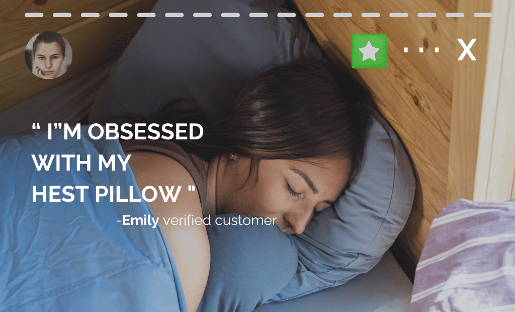 HEST Camp Pillow — Memory Foam Travel & Camping Pillow