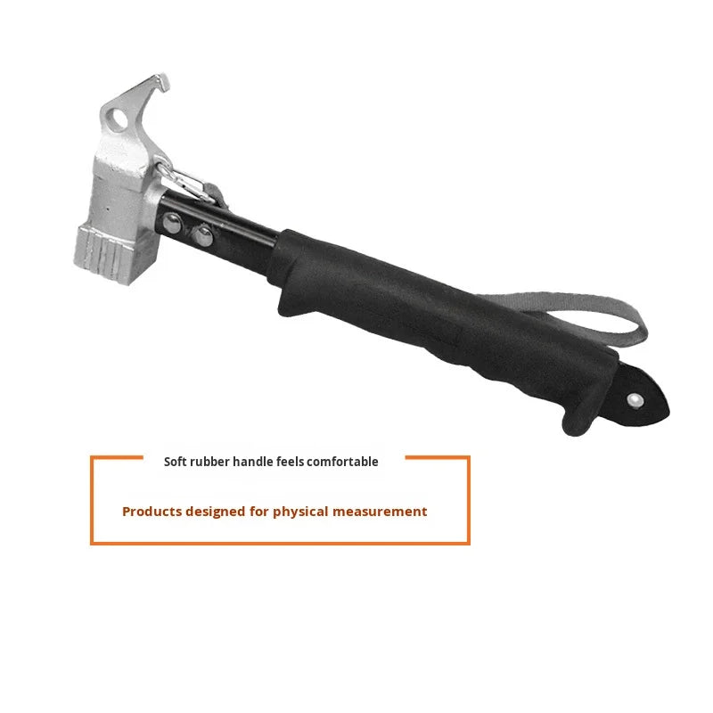 Cast Iron Camping Hammer with Soft Grip Handle & Nail Puller