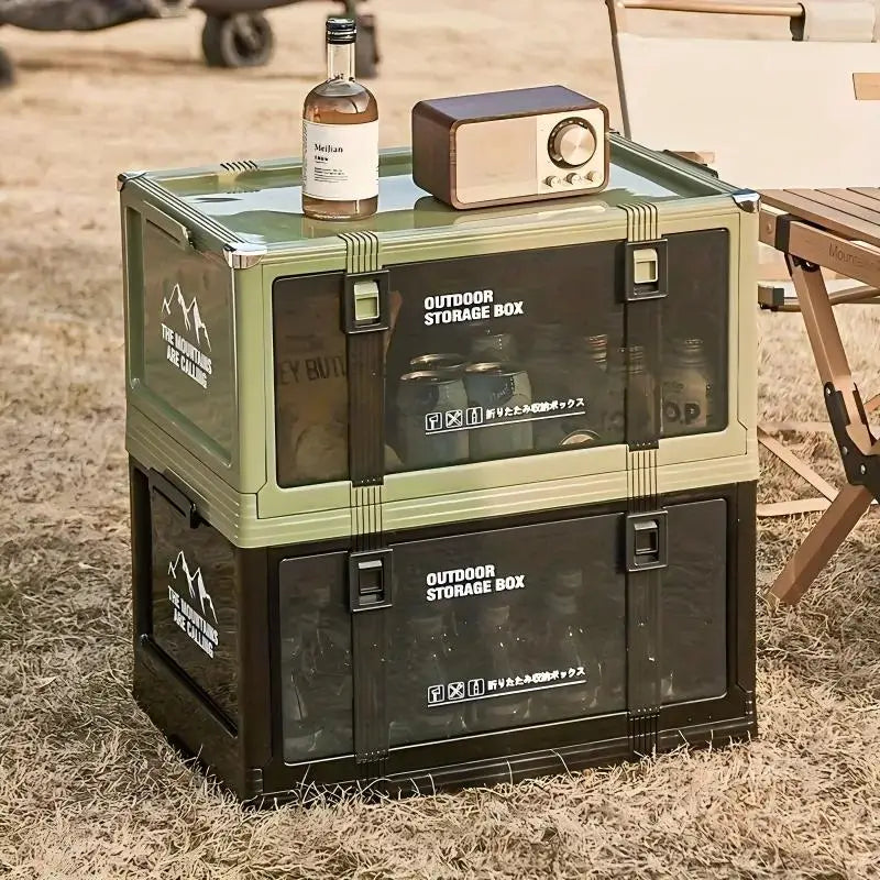 Foldable Camping Storage Box with Lid