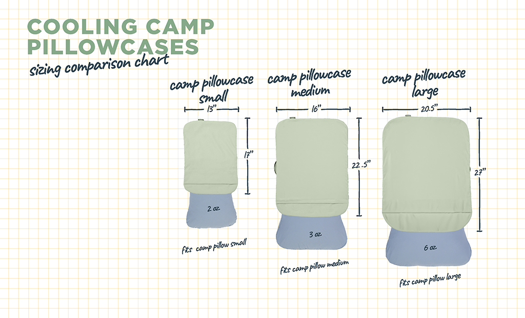 HEST Cooling Pillowcase — Jade-Infused Camping Pillowcase for Hot Sleepers
