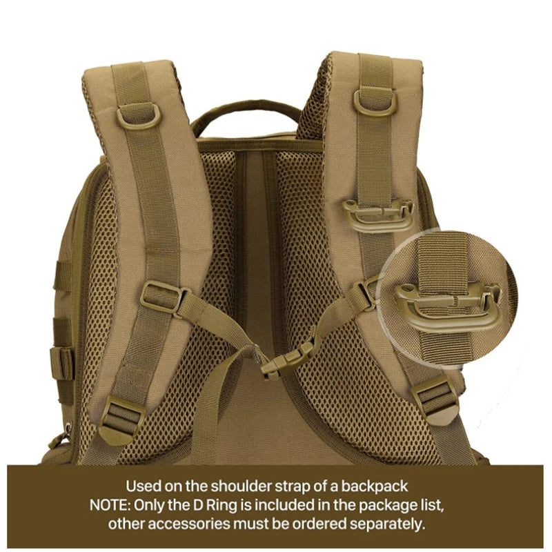 5-Pack Grimloc MOLLE Carabiner Clips