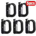 5-Pack Grimloc MOLLE Carabiner Clips