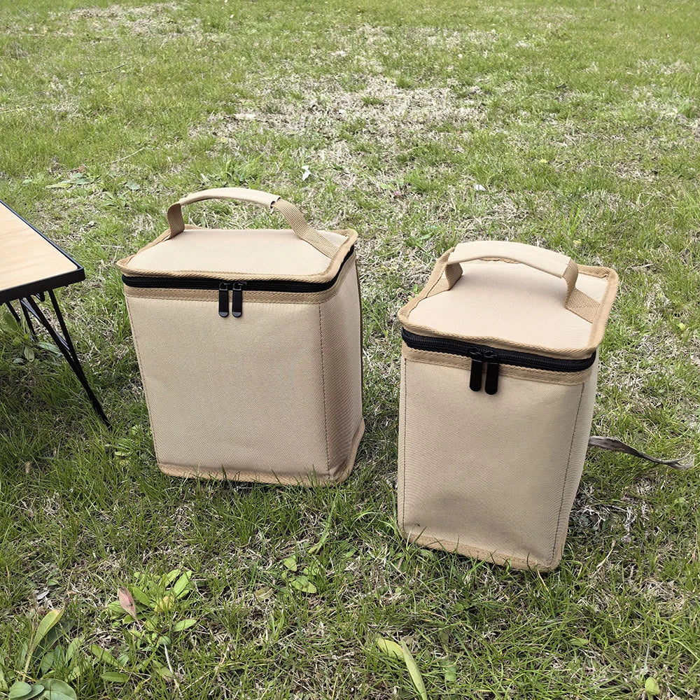 Camping Gas Canister Storage Bag with Anti-Collision Lining