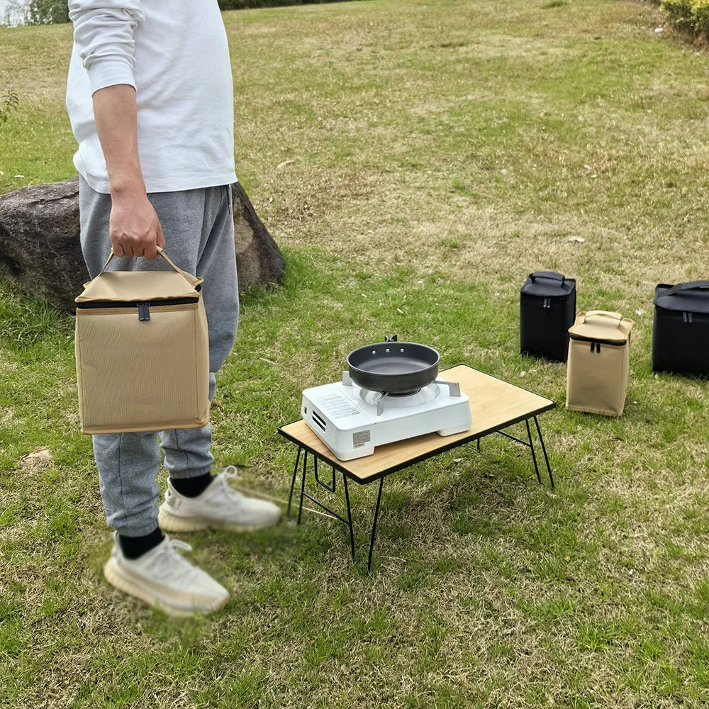 Camping Gas Canister Storage Bag with Anti-Collision Lining