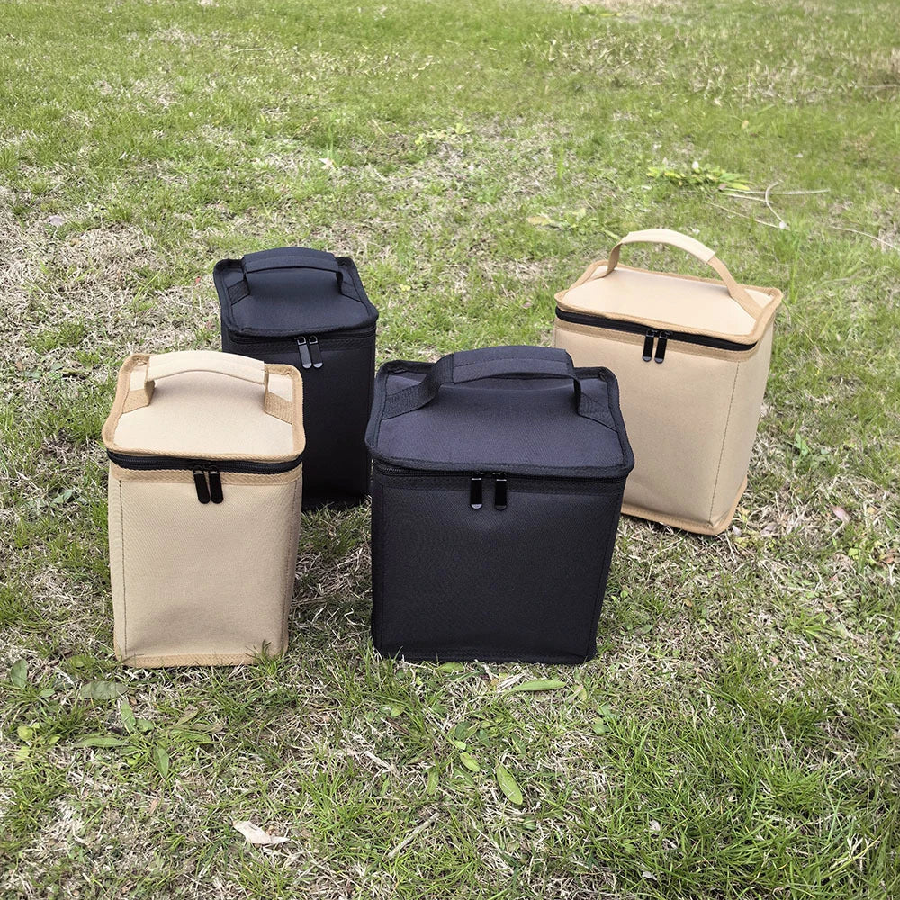 Camping Gas Canister Storage Bag with Anti-Collision Lining