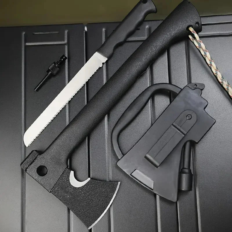 Camp Ready Survival Axe | Multi-Use Camping Tool with Fire Starter