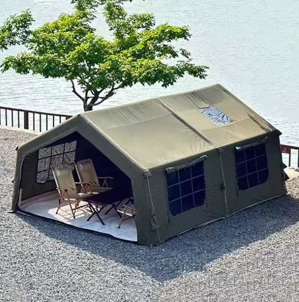 Luxury Inflatable Two Room Glamping Tent – Family Size