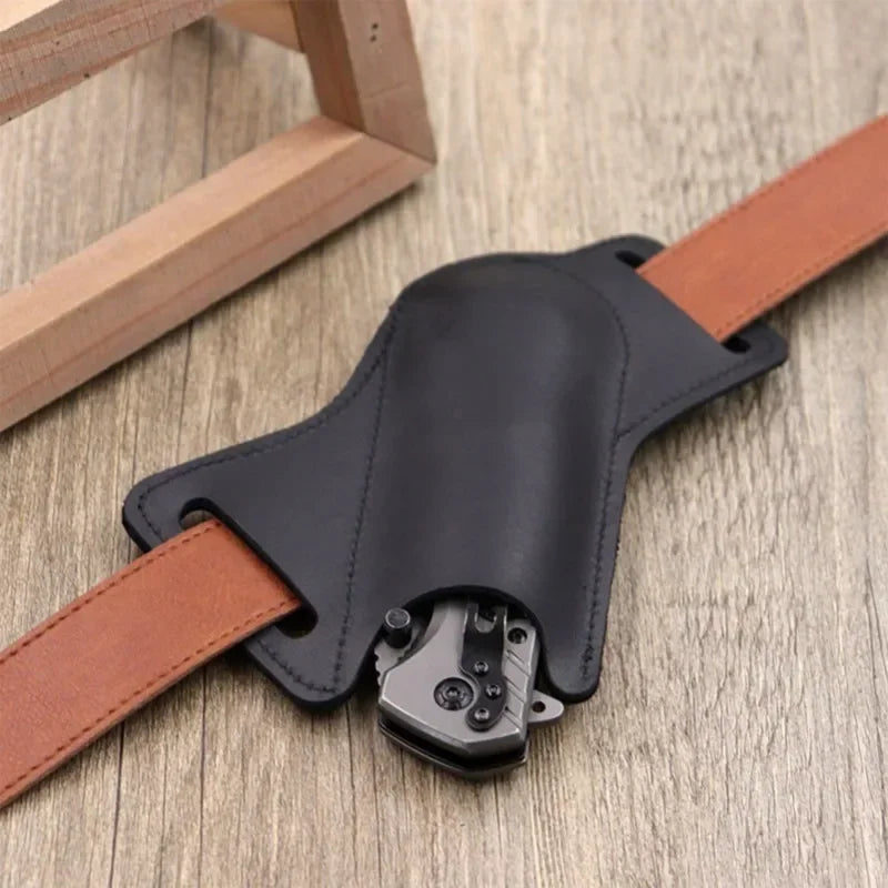 Leather Pocket Knife Belt Sheath